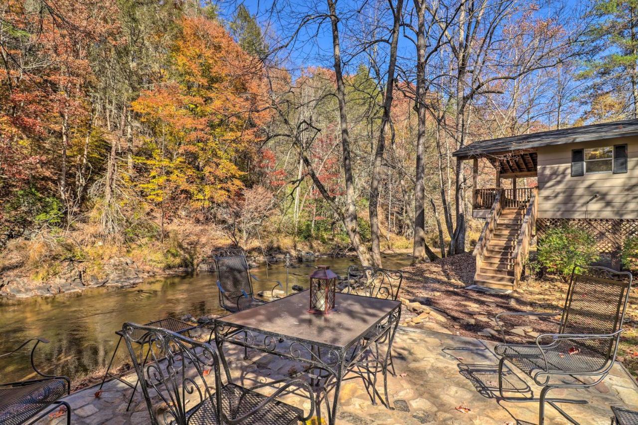 Vila Creekside Retreat With Deck, 18 Miles To Wolf Ridge Weaverville Exteriér fotografie