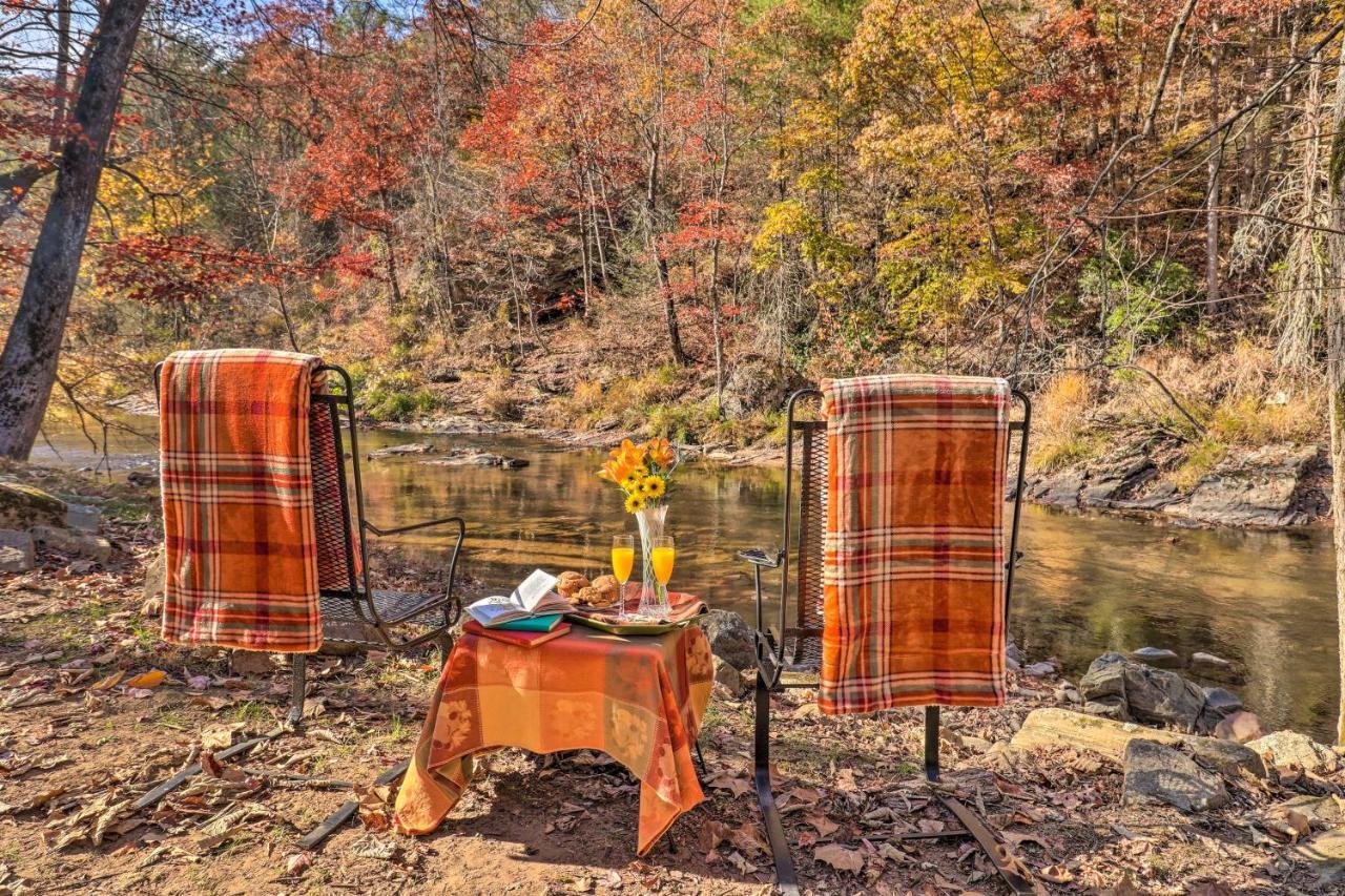 Vila Creekside Retreat With Deck, 18 Miles To Wolf Ridge Weaverville Exteriér fotografie
