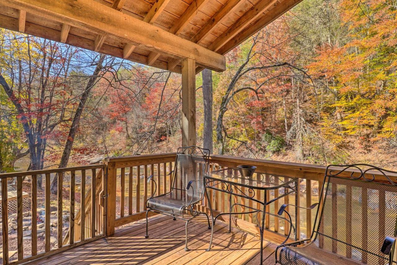 Vila Creekside Retreat With Deck, 18 Miles To Wolf Ridge Weaverville Exteriér fotografie