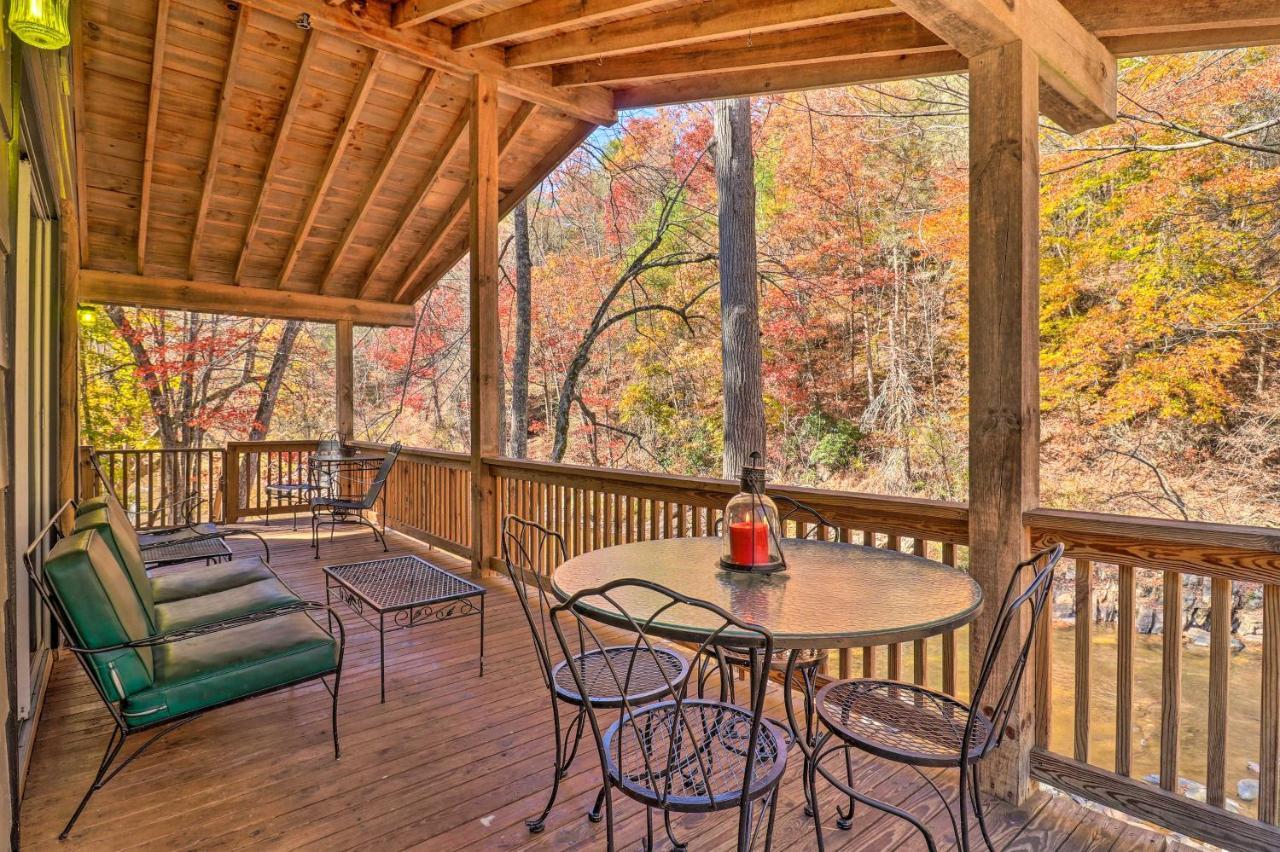 Vila Creekside Retreat With Deck, 18 Miles To Wolf Ridge Weaverville Exteriér fotografie