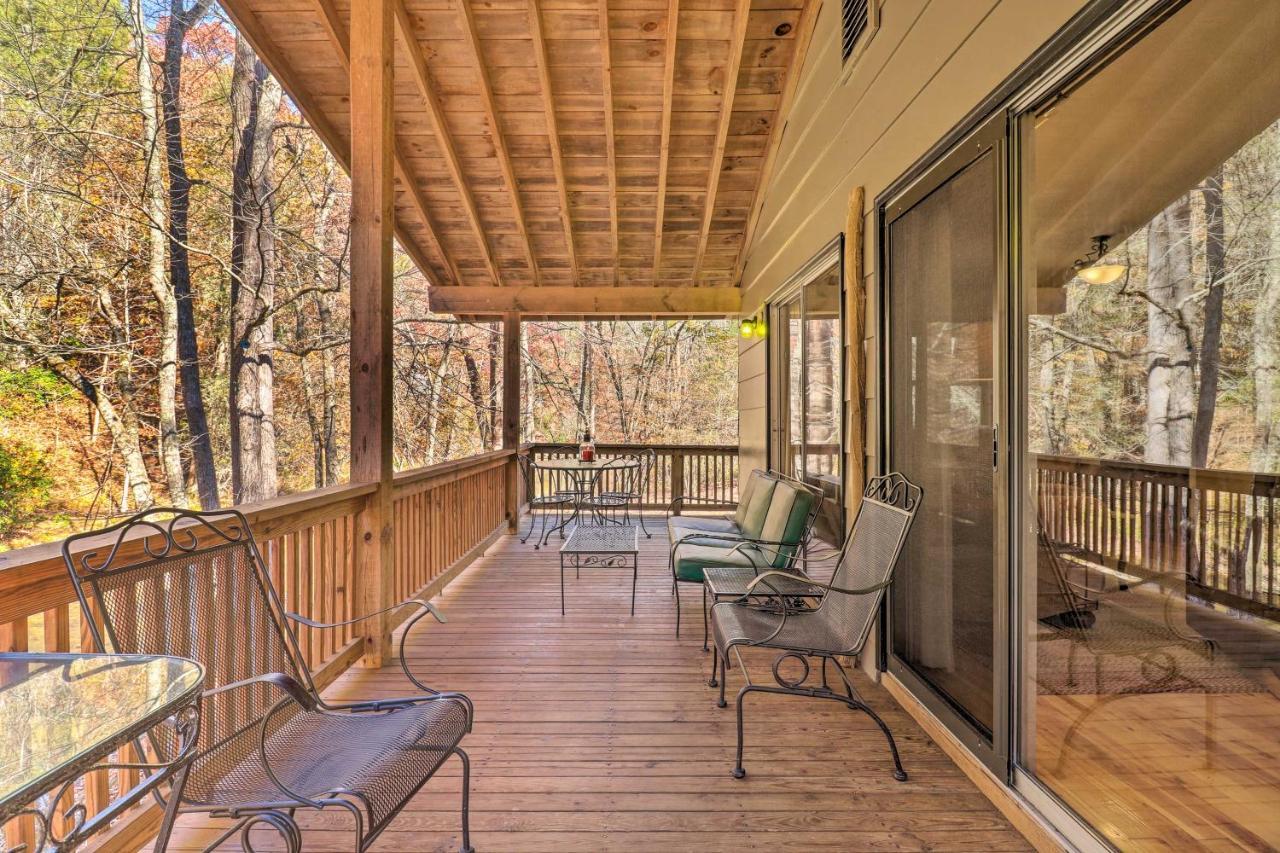 Vila Creekside Retreat With Deck, 18 Miles To Wolf Ridge Weaverville Exteriér fotografie