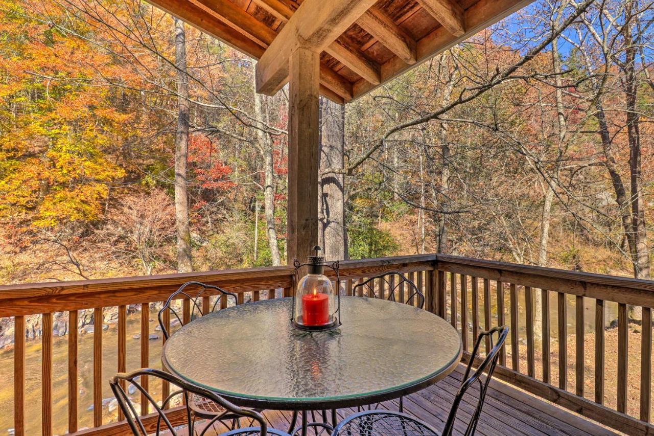 Vila Creekside Retreat With Deck, 18 Miles To Wolf Ridge Weaverville Exteriér fotografie