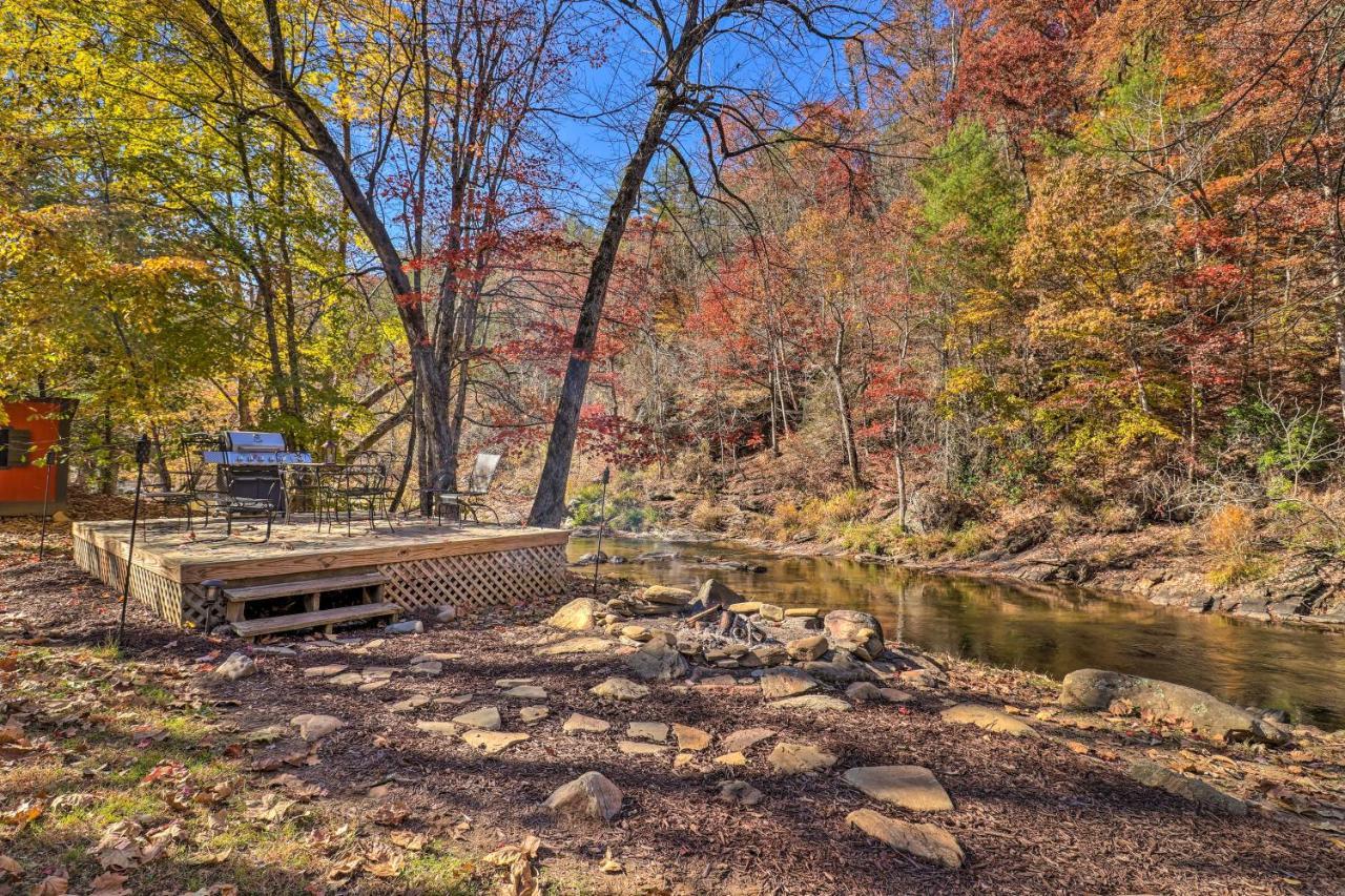 Vila Creekside Retreat With Deck, 18 Miles To Wolf Ridge Weaverville Exteriér fotografie