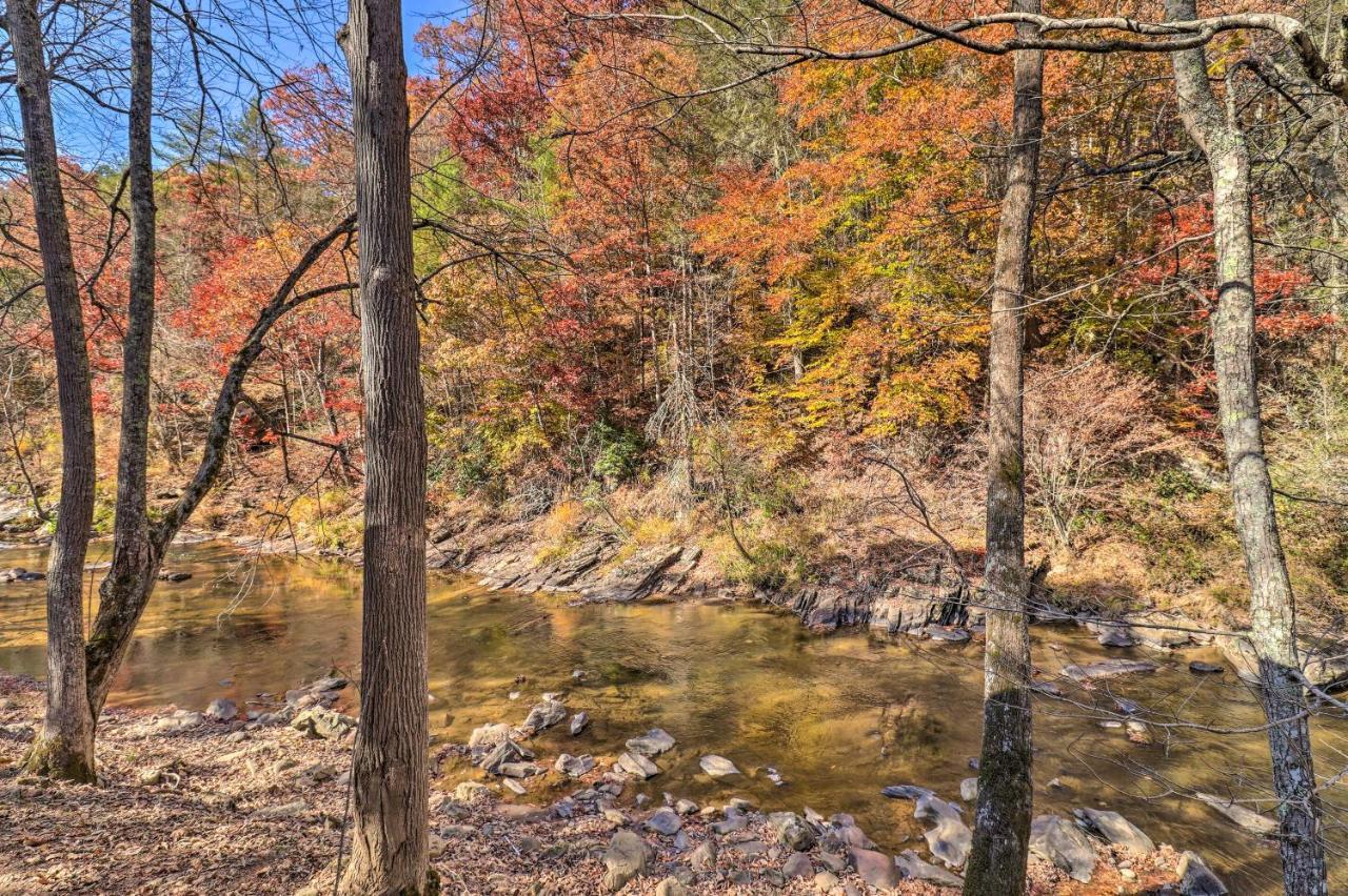 Vila Creekside Retreat With Deck, 18 Miles To Wolf Ridge Weaverville Exteriér fotografie